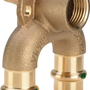 Heißes Angebot Pressfitting Viega Sanpress 2228.7 Doppelwandscheibe 18mm x 1/2" IG x 18mm