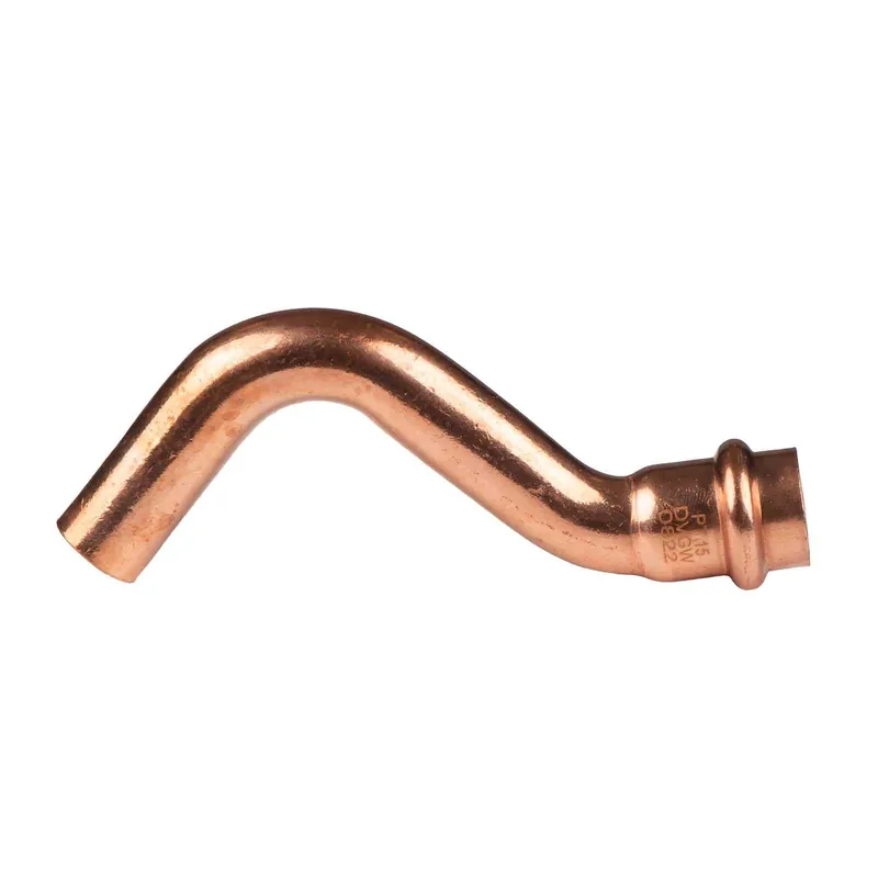 Aktuell Kupfer Pressfitting Überbogen 15 mm Innen x Aussen V+M-Kontur DVGW