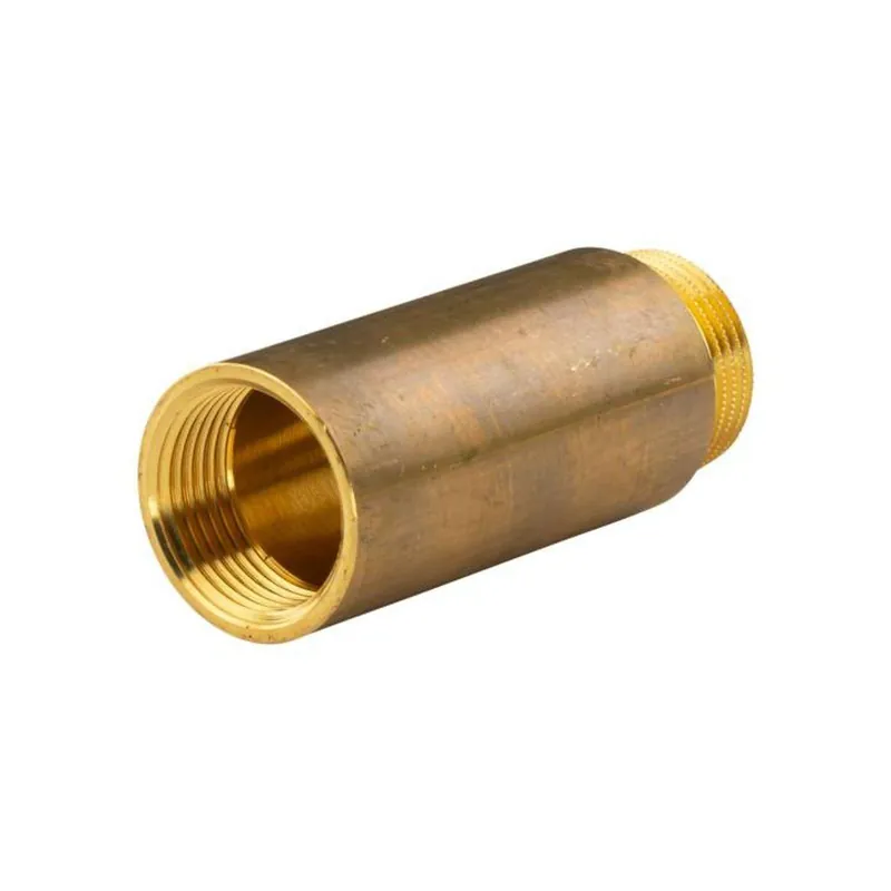 Messing Gewinde-Fitting Hahnverlängerung IG/AG 1" (DN 25) Länge 80 mm - schwere Ausführung Nur Für Kurze Zeit