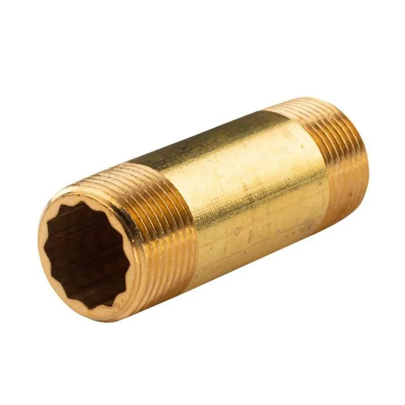 Angebot Messing Gewinde-Fitting Distanz Doppelnippel 1"-1" L= 90 mm, schwere Ausführung