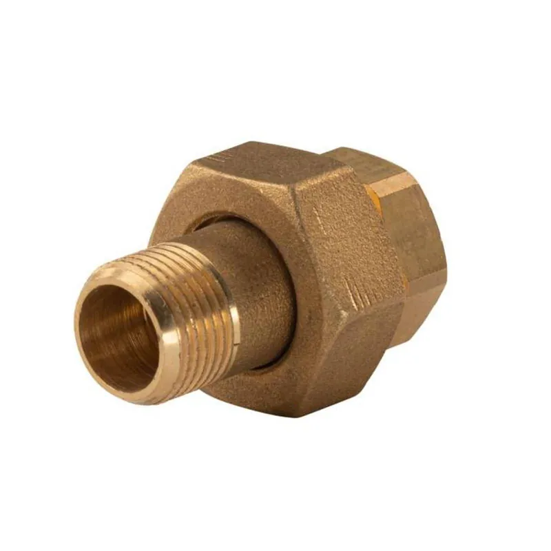 Saisonangebot Messing Gewinde-Fitting Verschraubung gerade 3/8 " IG - 3/8" AG (DN10) - schwere Ausführung