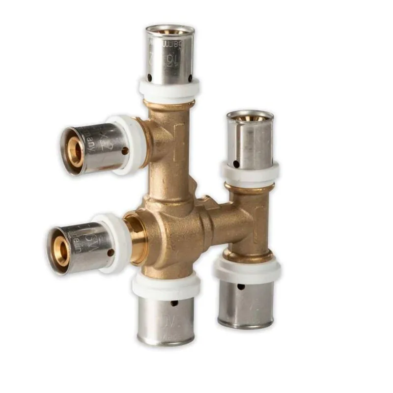 Knallerangebot Selfio-Press Aluverbund Pressfitting T-Stück kreuzungsfrei 20 x 2 - 16 x 2 - 16 x 2 mm TH + U Kontur DVGW