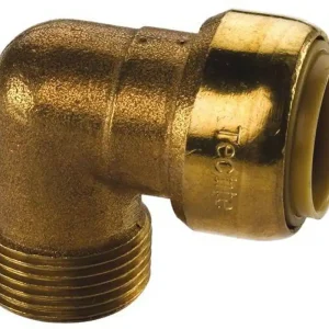 Ausverkauf Kupfer Steckfitting Tectite Übergangswinkel Außengewinde 90° 28 mm - 1" DVGW