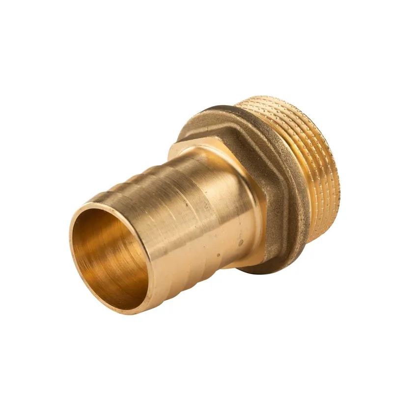 Messing Gewinde-Fitting Schlauchanschluss 1 1/4" AG (DN 32) Länge 32 mm - schwere Ausführung Neue Kollektion