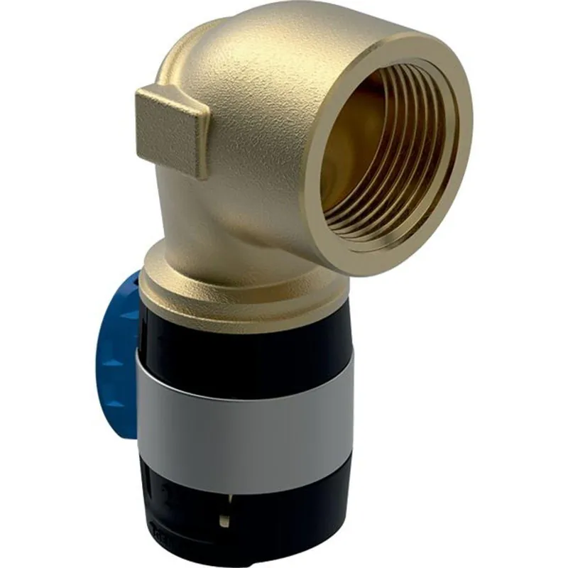 Meistverkauft Geberit FlowFit Übergangsbogen 90 Grad mit bleifreier Rotguss 90 Grad 16mm-1/2"