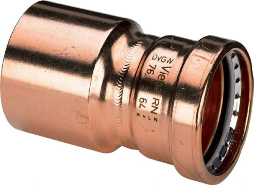 Billig Kupfer Pressfitting Reduzierstück Viega Profipress 2415.1 XL 64,0x42 mm DVGW