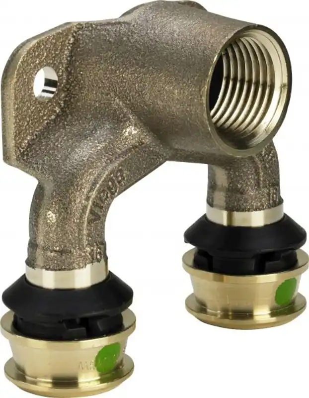 Echt Pressfitting Viega Raxofix 5325.7 Doppelwandscheibe 25mm x 1/2" IG x 25mm