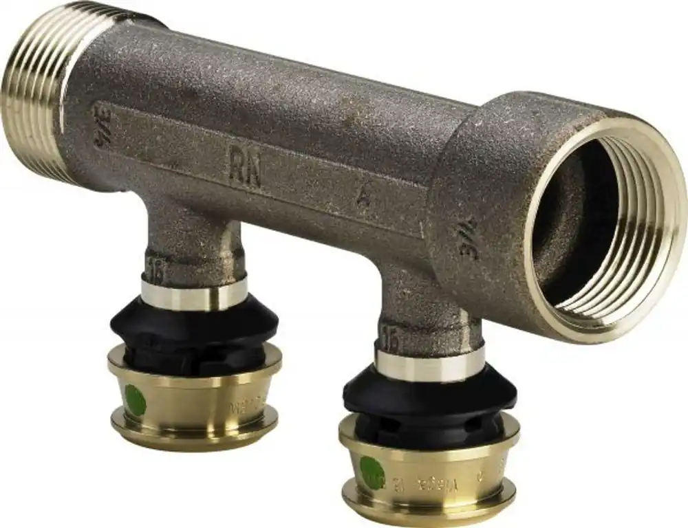 Begrenztes Angebot Pressfitting Viega Raxofix 5326.06 Verteiler 2-fach 16mm x 3/4"
