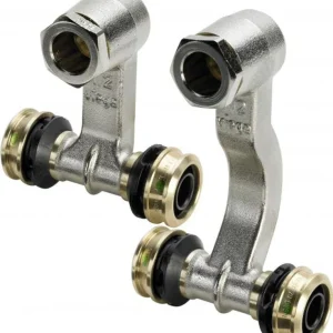 Preis Gesenkt Pressfitting Viega Raxofix 5373 Sockelleisten-Heizkörperanschluss 20mm x 1/2" x 20mm Messing