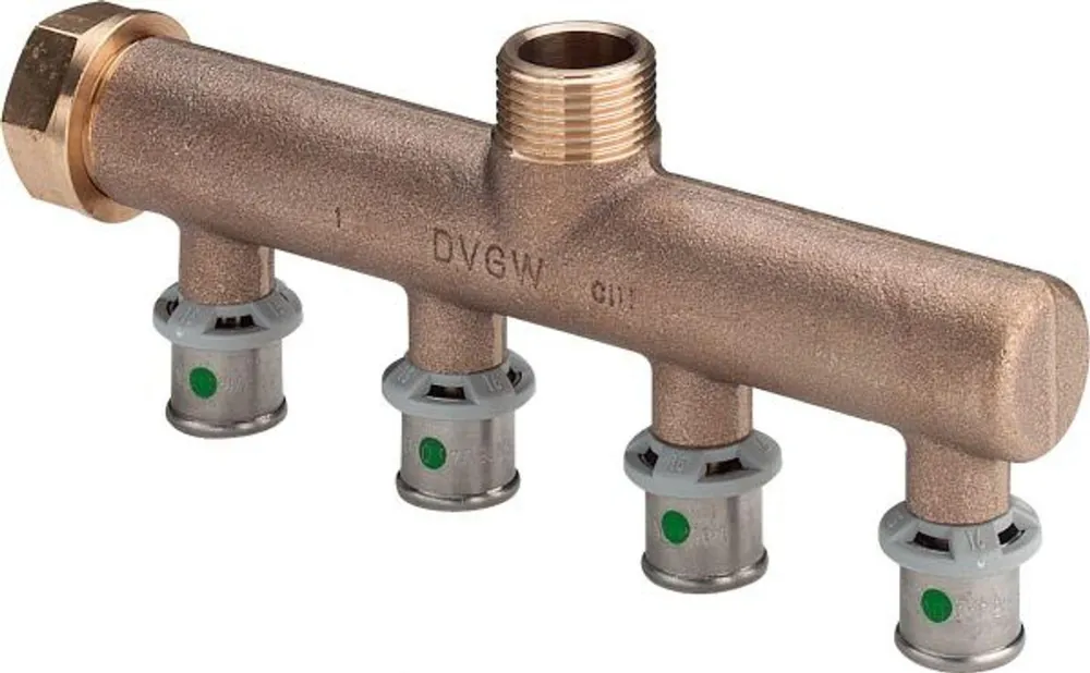 Pressfitting Viega Sanfix P 2126.05 Verteiler 4-fach 16mm x 3/4" Saisonangebot