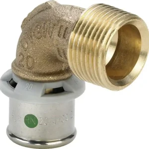 Highlight Pressfitting Viega Sanfix P 2114 Bogen 90 Grad 20mm x 1/2" AG