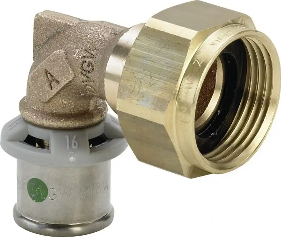 Preisreduziert Pressfitting Viega Sanfix P 2155 Winkelverschraubung 16mm x 1/2"
