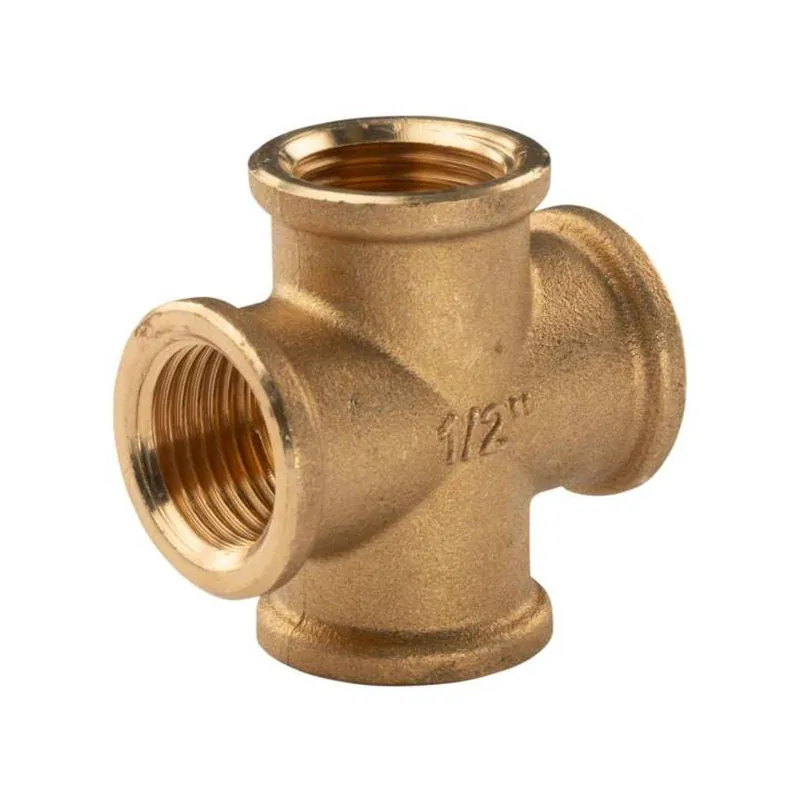 Messing Gewinde-Fitting Kreuzstück 1/2" IG (DN15) - schwere Ausführung Angebot