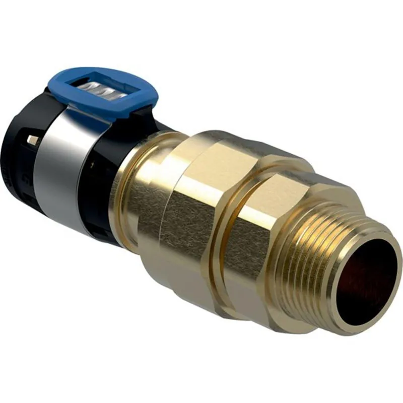 Geberit FlowFit Übergangsverschraubung m bleifreie Siliziumbronze 40mm-1 1/2" Mega-Angebot