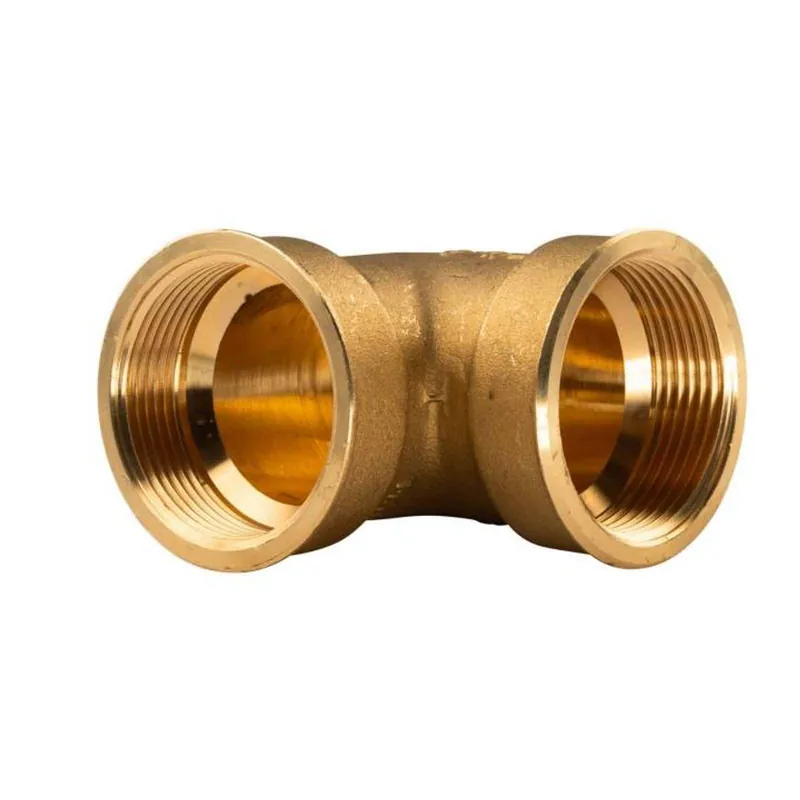 Wochenendangebot Messing Gewinde-Fitting 90° Winkel 1 1/2"IG - 1 1/2‘‘IG (DN 40) - schwere Ausführung