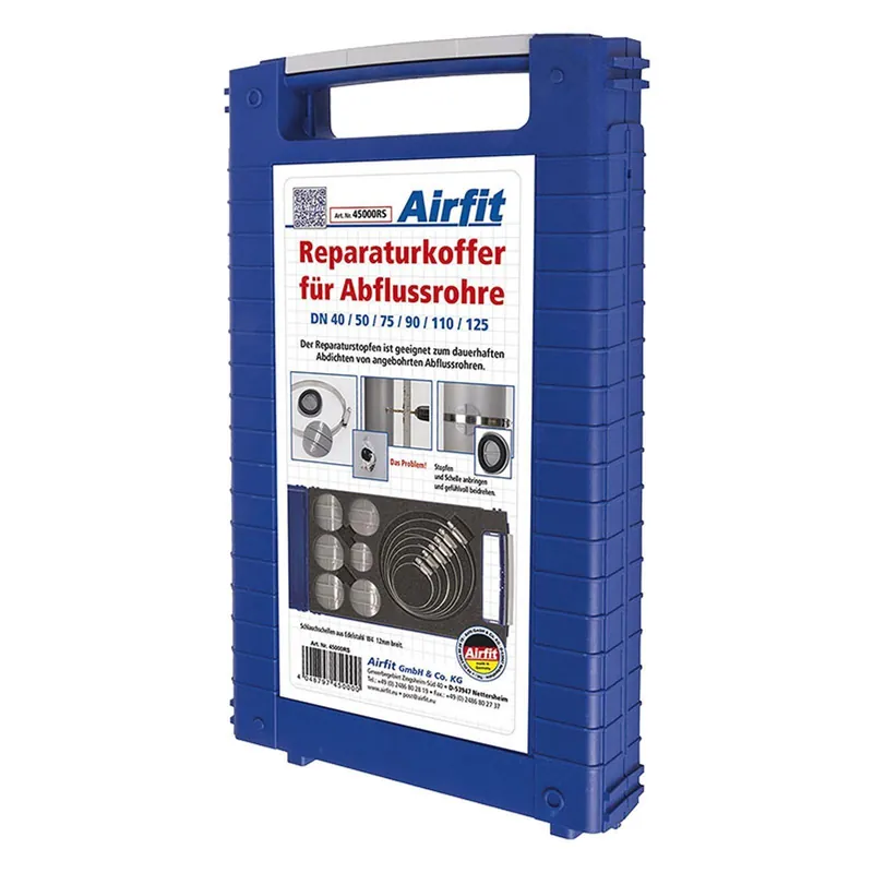 Sofort Bestellen Airfit Reparaturkoffer für Abflussrohre
