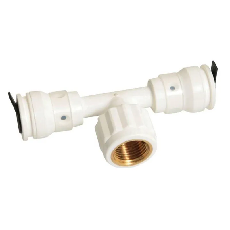 Ausverkauf Aluverbund Steckfitting Henco Vision T-Stück Innngewinde 20 x 2 - 3/4" - 20 x 2