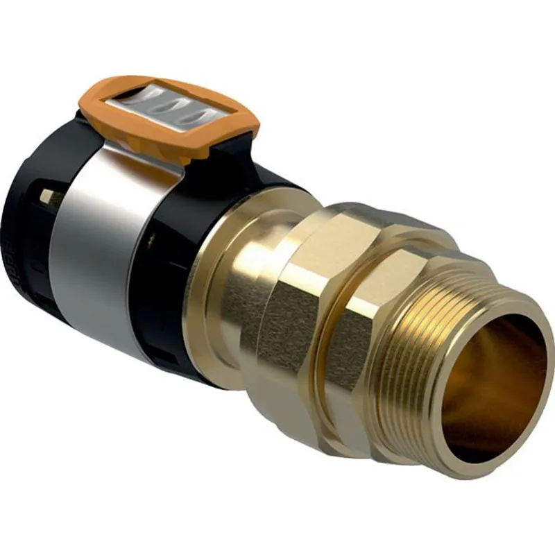 Abverkauf Geberit FlowFit Übergangsverschraubung m bleifreie Siliziumbronze 50mm-2"
