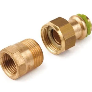 Neue Kollektion Kupfer Pressfitting Sudo-Press Durchgangsverschraubung Innengewinde 22 mm - 3/4" Kontur V DVGW
