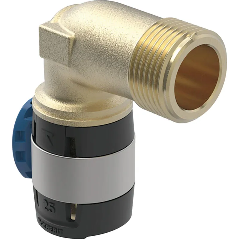 Geberit FlowFit Übergangsbogen 90 Grad mit RG 25mm-1" lang Ausverkauf