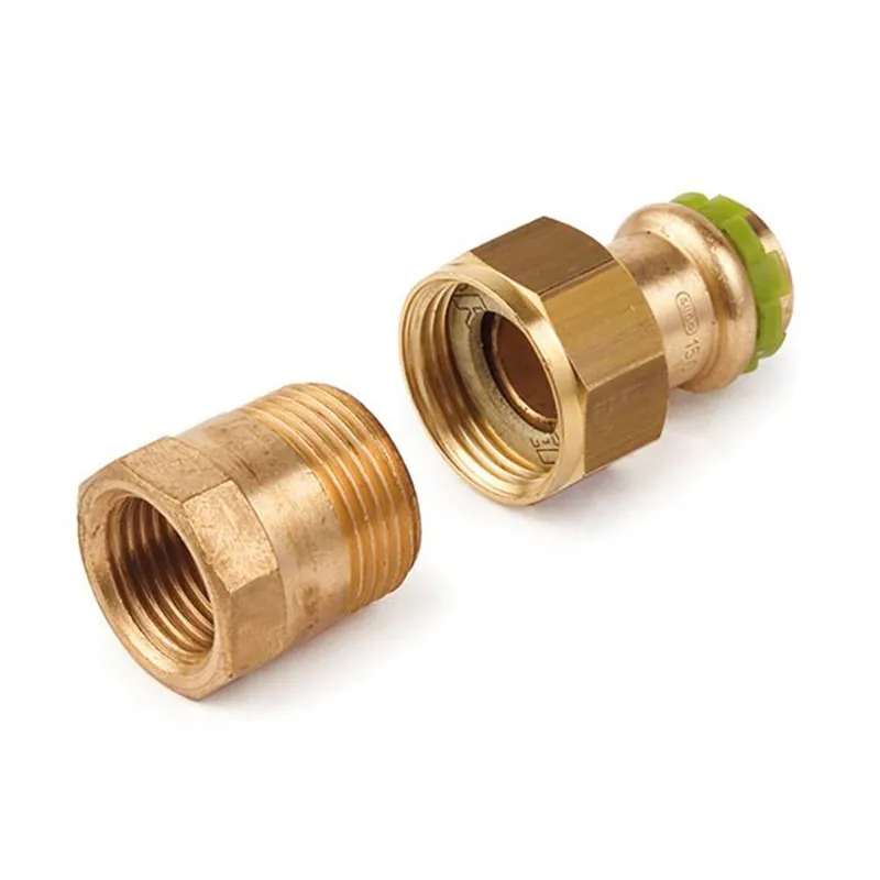 Direkt Vom Hersteller Kupfer Pressfitting Sudo-Press Durchgangsverschraubung Innengewinde 12 mm - 3/8" Kontur V DVGW