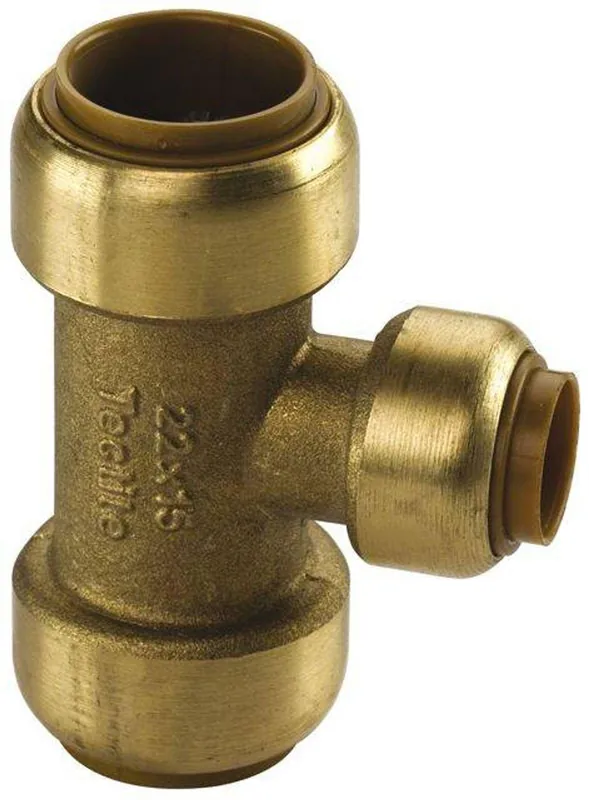 Kupfer Steckfitting Tectite T-Stück reduziert 22 x 22 x 15 mm DVGW Preiswert