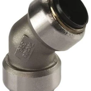 Edelstahl Steckfitting Tectite Bogen 45° 18 mm innen-innen lösbar DVGW Kracherpreis