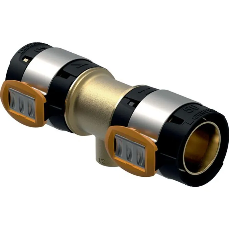 Bestseller Geberit FlowFit T-Stück mit Innengewinde bleifreier Rotguss 50mm-3/4"-50mm