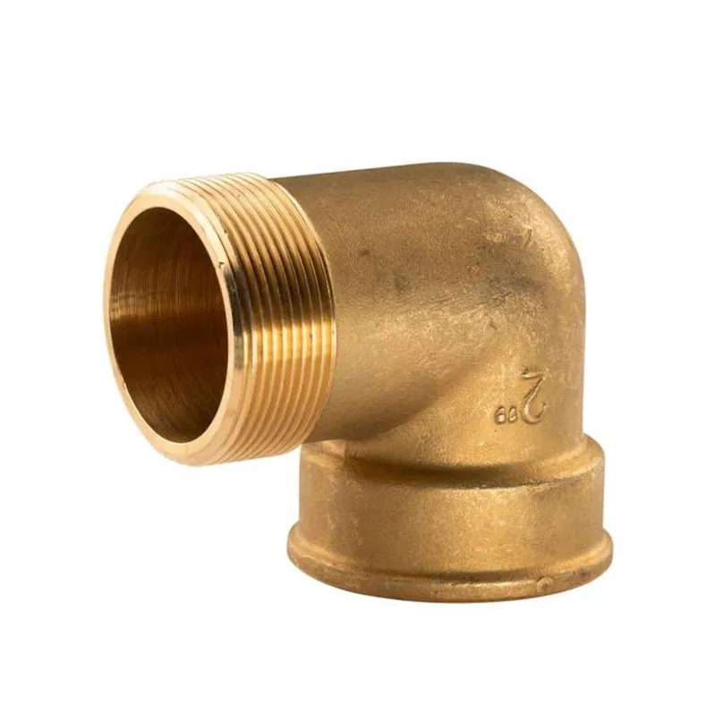 Messing Gewinde-Fitting 90° Winkel 2"IG - 2"AG (DN 50) - schwere Ausführung Günstig