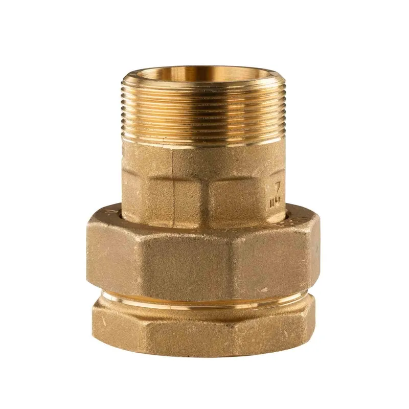 Beliebt Messing Gewinde-Fitting Verschraubung gerade flachdichtend 2"IG - 2‘‘AG (DN 50) - schwere Ausführung