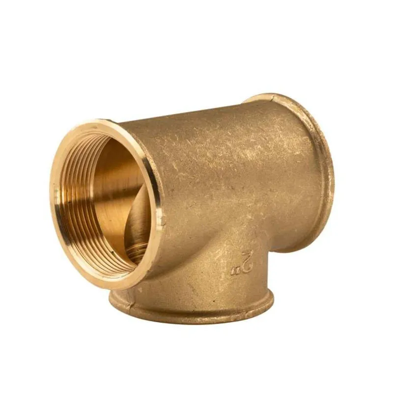 Messing Gewinde-Fitting T-Stück 2"IG - 2"IG - 2"IG (DN 50) - schwere Ausführung Super-Preis