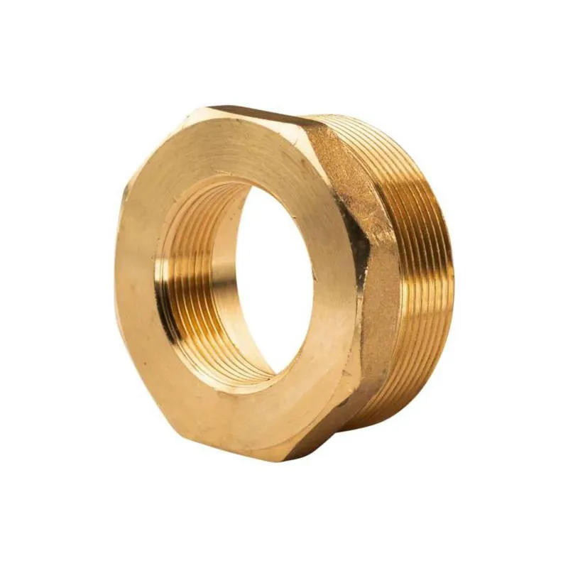 Nur Heute Messing Gewinde-Fitting Reduzierung 2 1/2" AG (DN65) - 1 1/2" IG (DN40) - schwere Ausführung