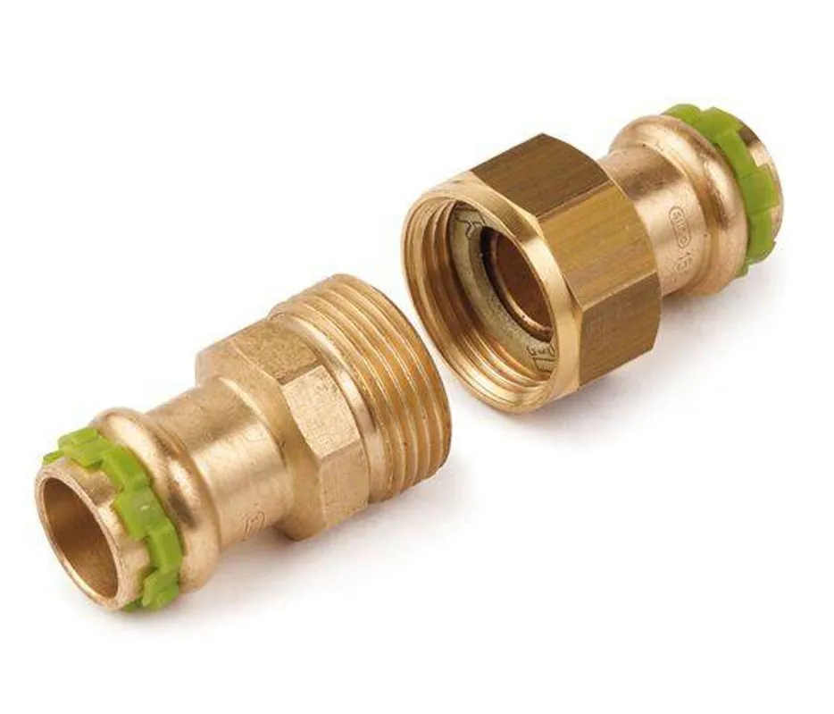 Nur Für Kurze Zeit Kupfer Pressfitting Sudo-Press Durchgangsverschraubung flachdichtend 18 mm Kontur V DVGW