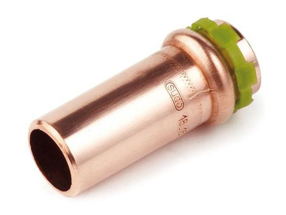 Kupfer Pressfitting Sudo-Press Reduzierung 22 mm - 15 mm außen/innen Kontur V DVGW Günstig