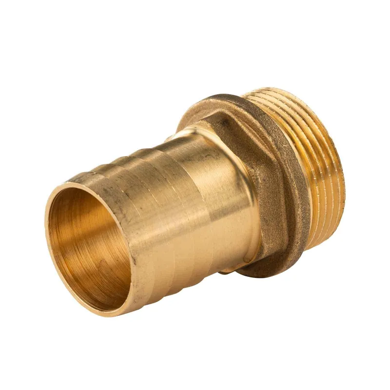 Aktuell Messing Gewinde-Fitting Schlauchanschluss 1 1/4" AG (DN 32) Länge 35 mm - schwere Ausführung