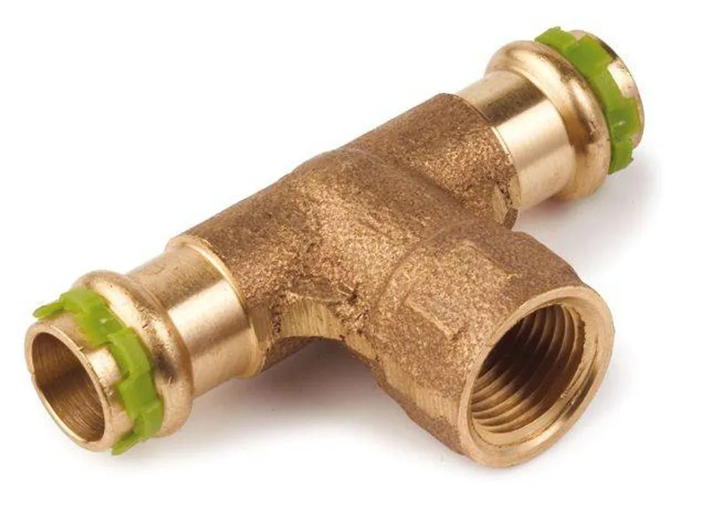 Top-Angebot Kupfer Pressfitting Sudo-Press T-Stück Innengwinde 15 mm - 1/2" - 15 mm Kontur V DVGW