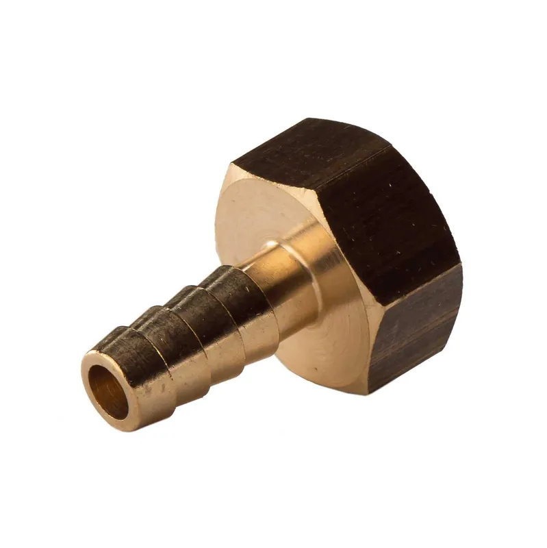 Top-Seller Messing Gewinde-Fitting Schlauchanschluss 1/2" IG (DN 15) Länge 15 mm - schwere Ausführung