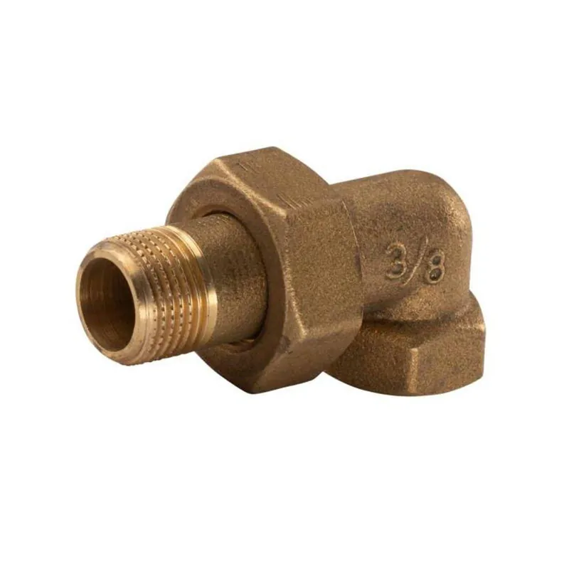 Messing Gewinde-Fitting Winkelverschraubung 90° mit O-Ring konisch dichtend 3/8"IG - 3/8"AG (DN 10) - schwere Ausführung Sale