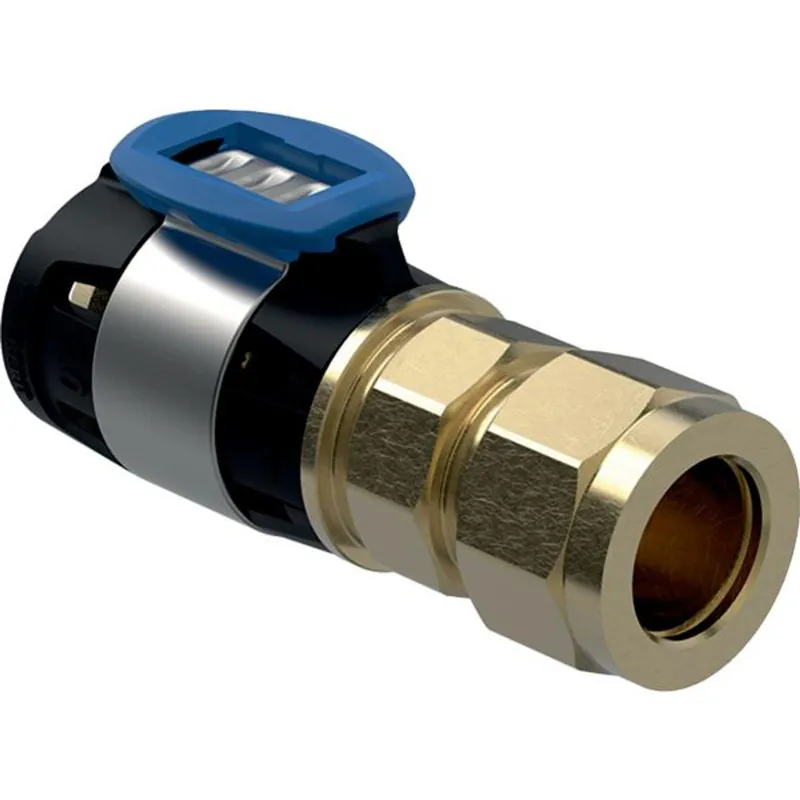 Geberit FlowFit Übergang mit Klemmringverschr bleifreie Siliziumbronze 16-12mm Markenware