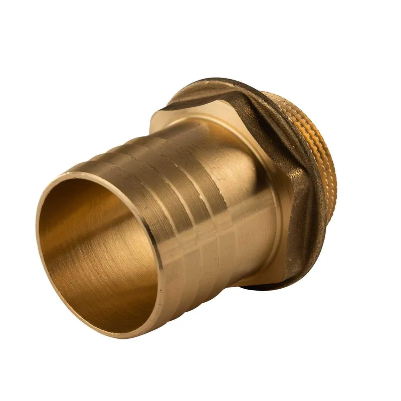 Nur Heute Messing Gewinde-Fitting Schlauchanschluss 1 1/2" AG (DN 40) Länge 50 mm - schwere Ausführung