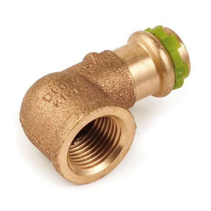 Kupfer Pressfitting Sudo-Press Übergangswinkel Innengewinde 90° 28 mm - 1" Kontur V DVGW Top-Preis