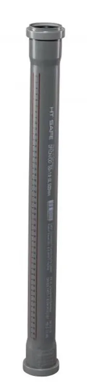 Knallerangebot HTsafeDM Rohr DN 50 x 1000 mm mit zwei Muffen