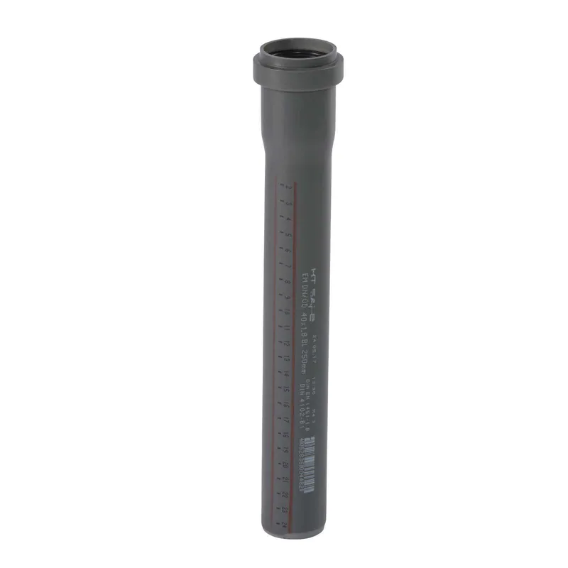 HTsafe Rohr mit Muffe DN 40 250 mm Highlight