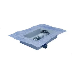 Geprüft Ablaufbox groß, DN50, 460x320x100mm, rechts oder links verwendbar