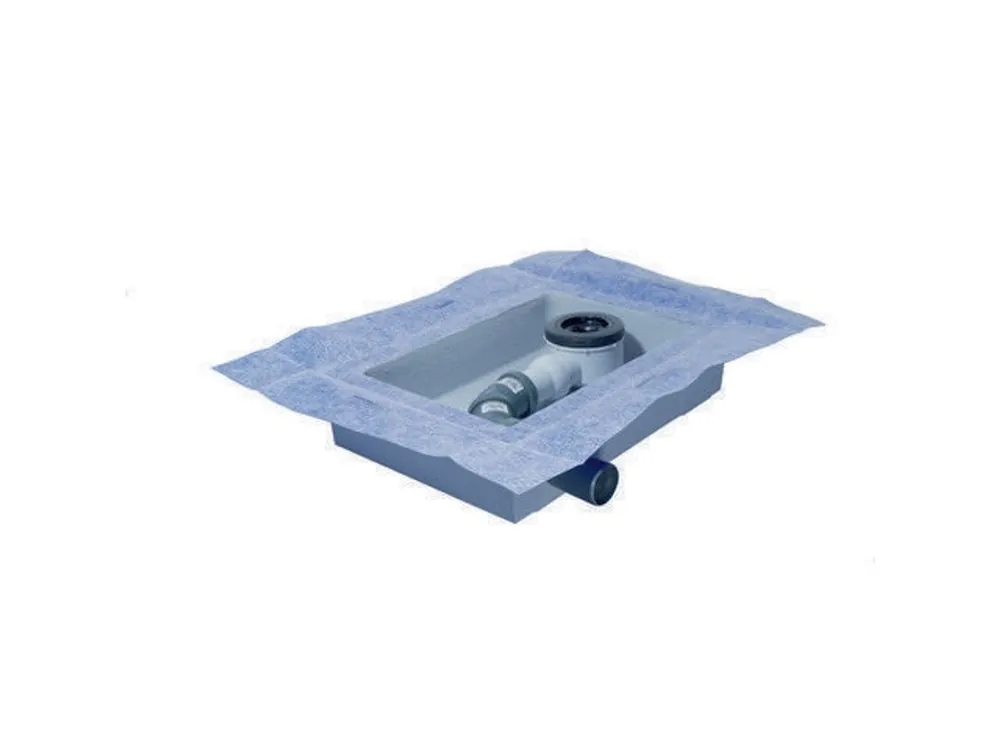 Geprüft Ablaufbox groß, DN50, 460x320x100mm, rechts oder links verwendbar