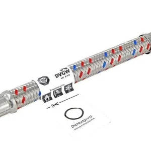 Meibes meiflex Panzerschlauch S/H/K ¾ Zoll IG x ¾ Zoll AG - 300 mm Solange Der Vorrat Reicht
