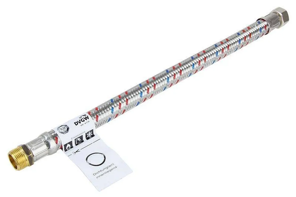 Nur Für Kurze Zeit Meibes meiflex Panzerschlauch S/H/K ¾ Zoll IG x ¾ Zoll AG, 500 mm
