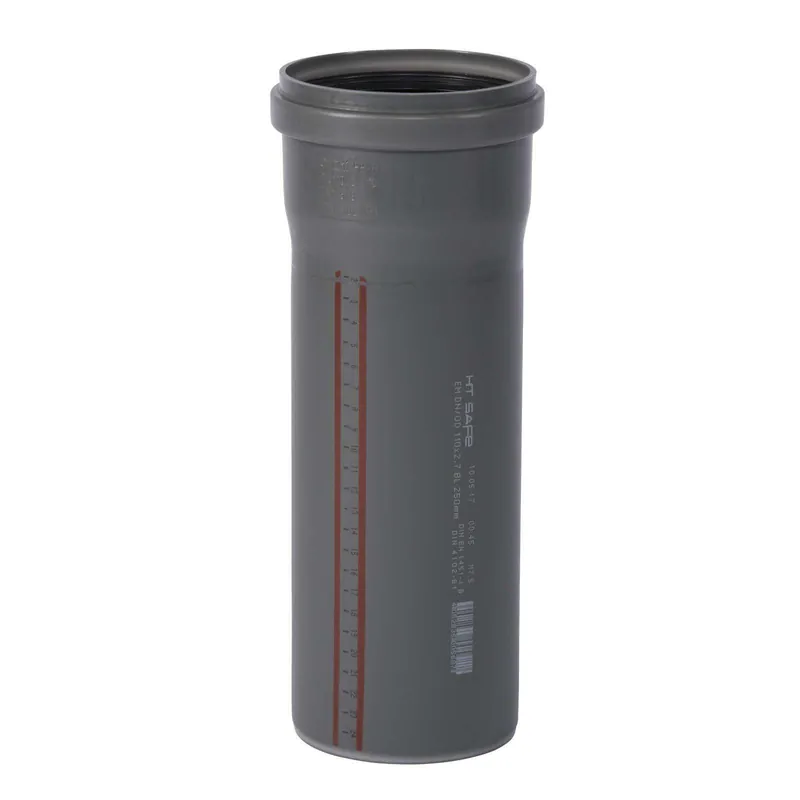 Angebot HTsafe Rohr mit Muffe DN 110 250 mm