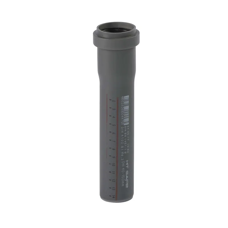 HTsafe Rohr mit Muffe DN 40 150 mm Preisknaller