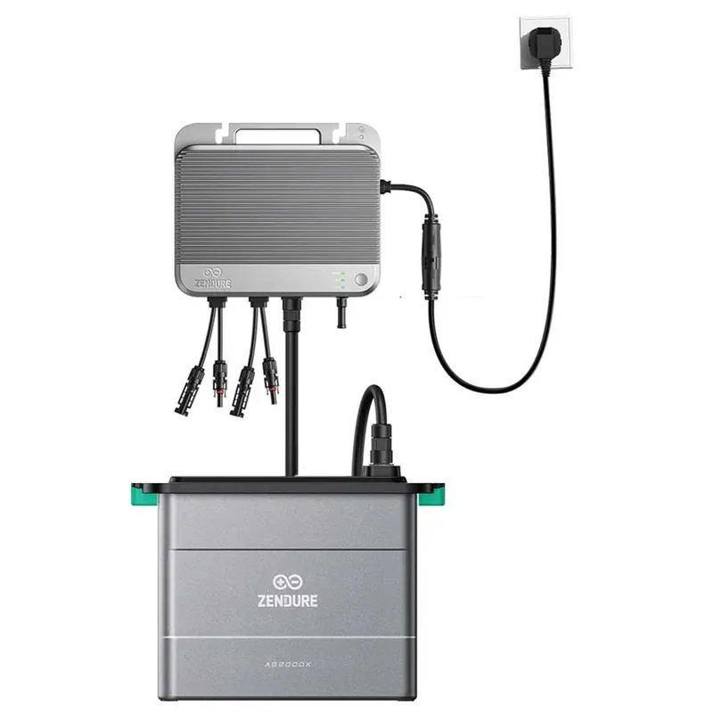 Versand Am Gleichen Tag Zendure SolarFlow 800 Hybrid-Mikrowechselrichter 800 W + Zendure AB2000X Batterie 1,92 kWh